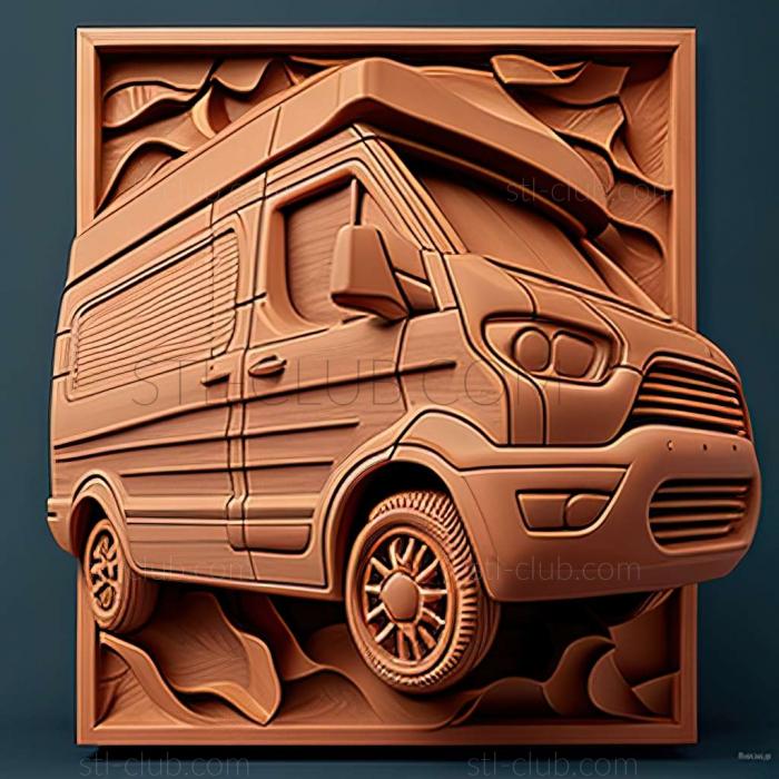 3D модель Ford Transit Custom (STL)